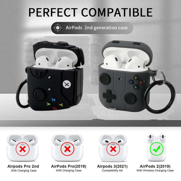 Game On: 3D Cartoon AirPods Case Duo - DOKUTRONIX