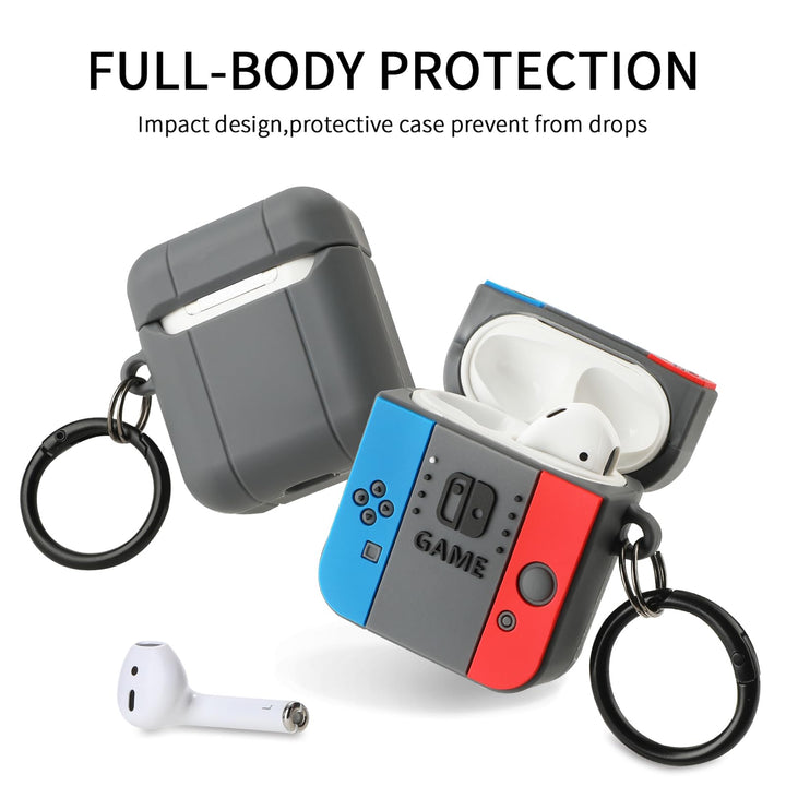 Game On: 3D Cartoon AirPods Case Duo - DOKUTRONIX