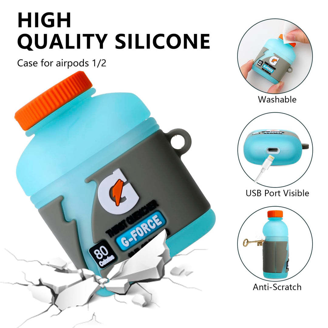 Game On: 3D Cartoon AirPods Case Duo - DOKUTRONIX