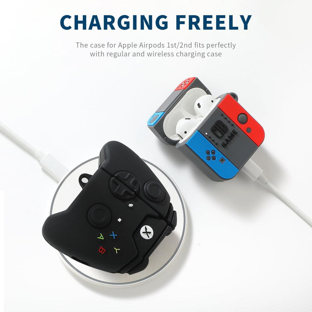 Game On: 3D Cartoon AirPods Case Duo - DOKUTRONIX