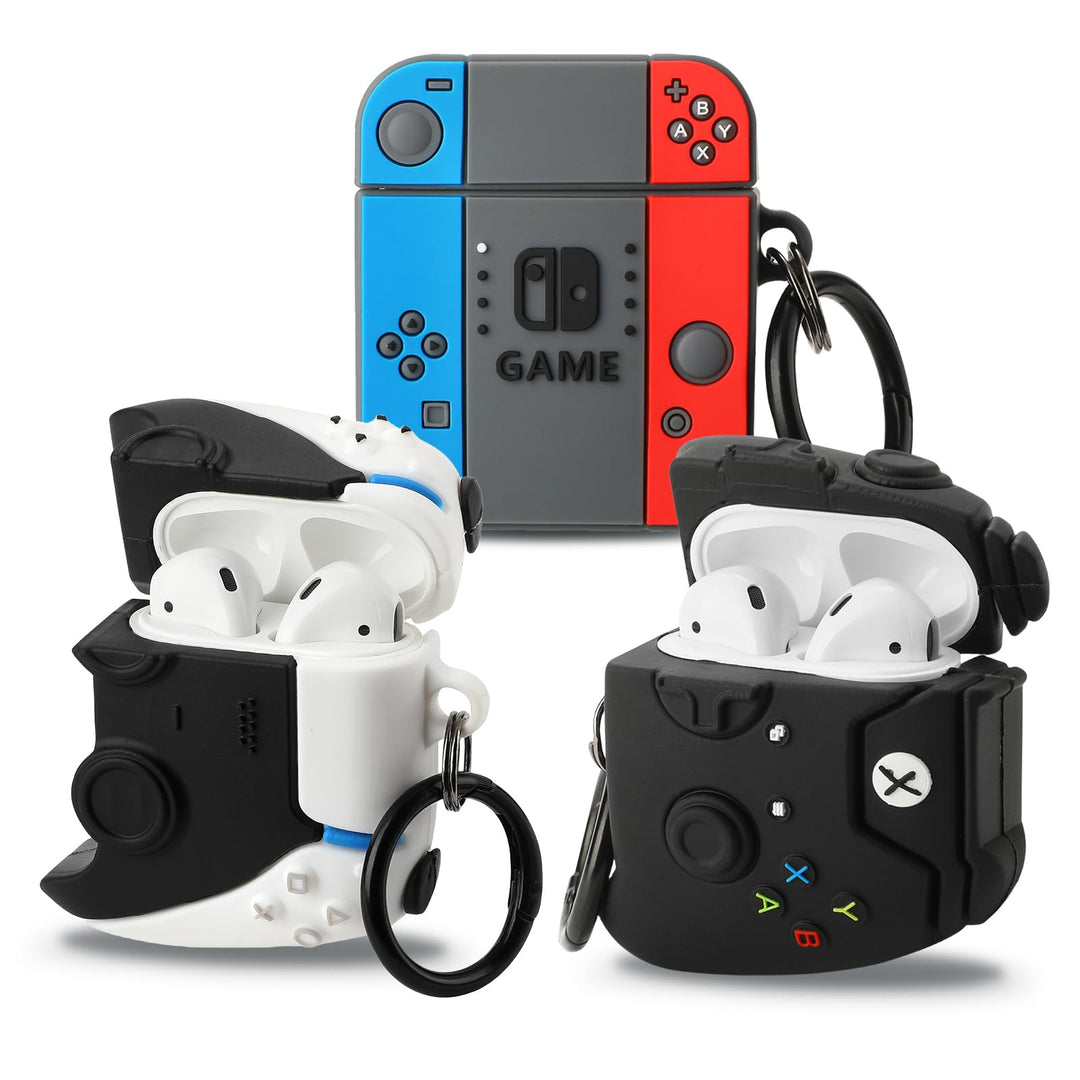 Game On: 3D Cartoon AirPods Case Duo - DOKUTRONIX