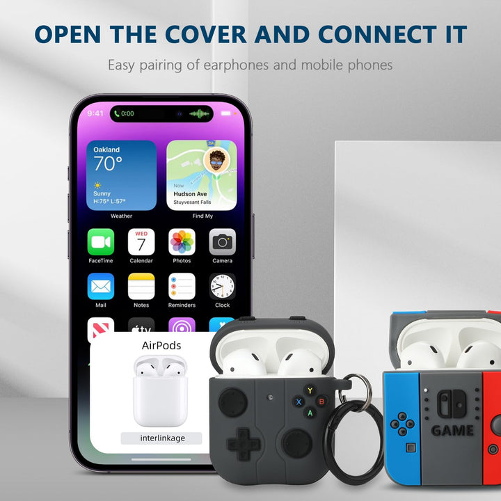 Game On: 3D Cartoon AirPods Case Duo - DOKUTRONIX