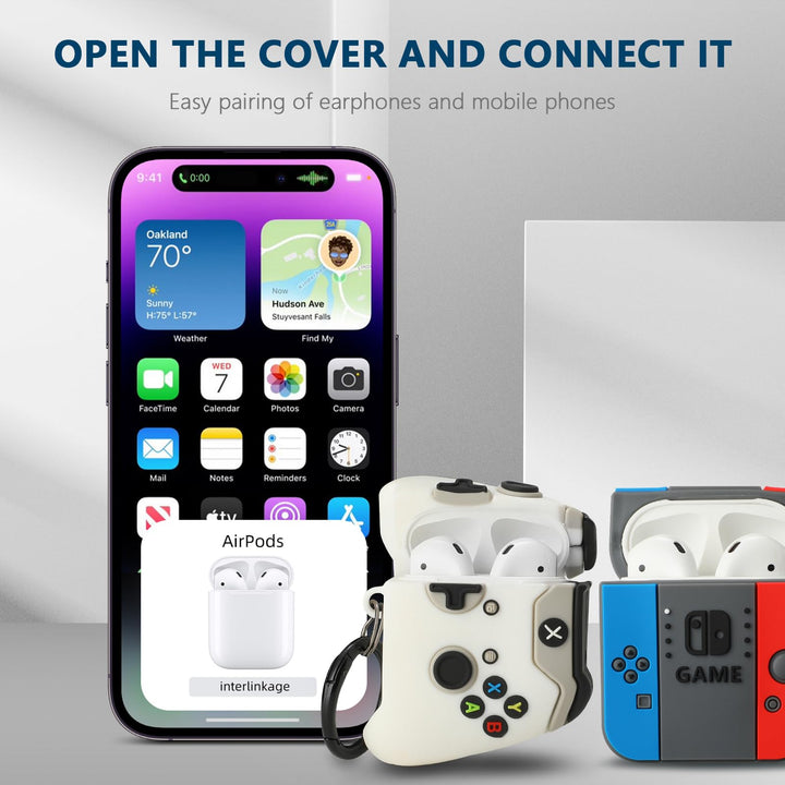 Game On: 3D Cartoon AirPods Case Duo - DOKUTRONIX