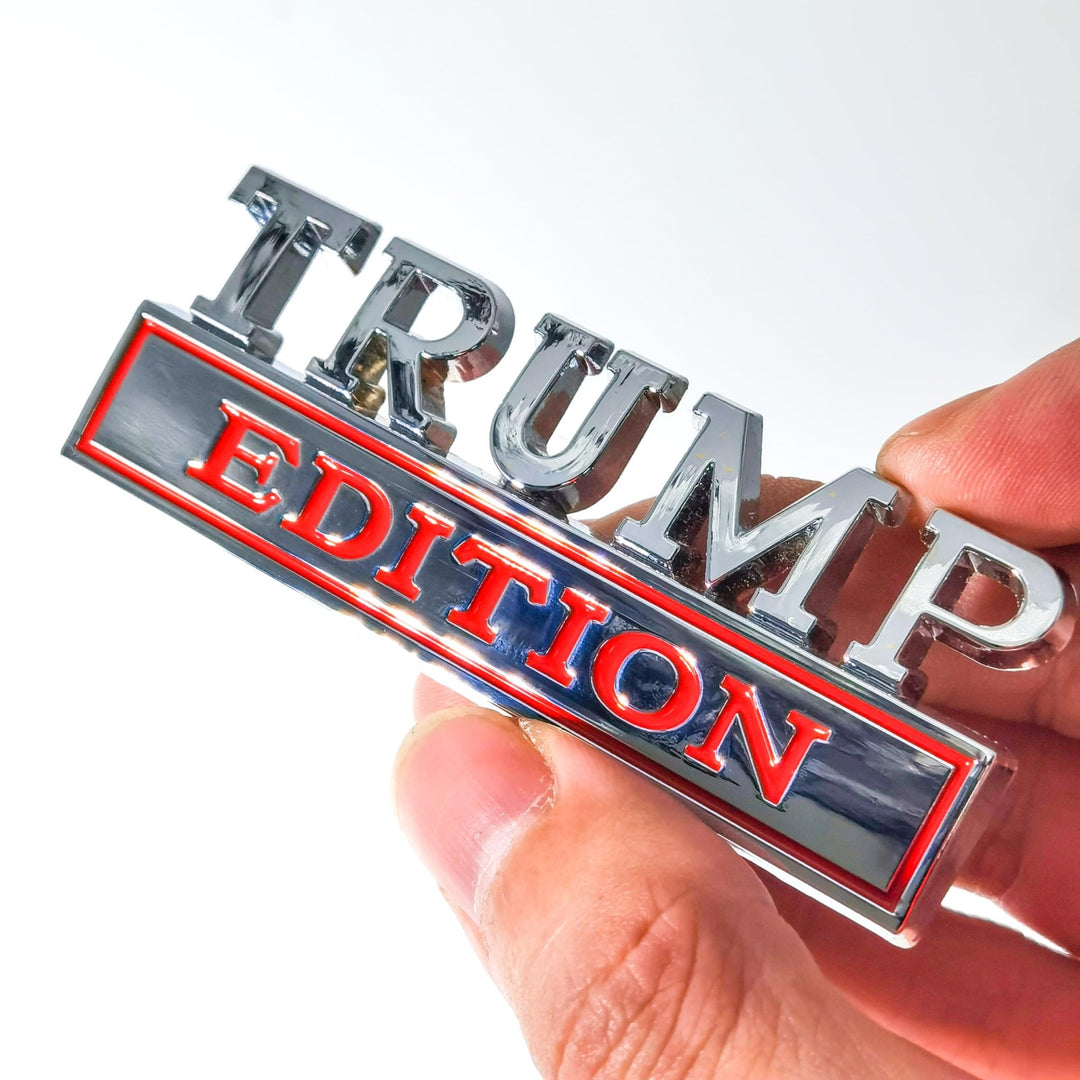 Trump 3D Auto Badge - Bold Car Emblem - DOKUTRONIX