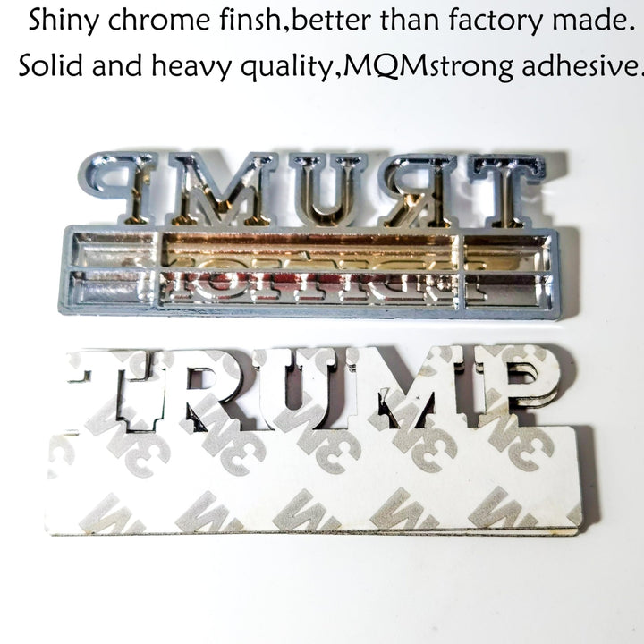 Trump 3D Auto Badge - Bold Car Emblem - DOKUTRONIX