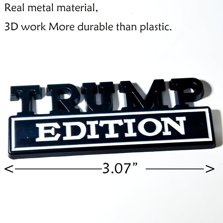 Trump 3D Auto Badge - Bold Car Emblem - DOKUTRONIX