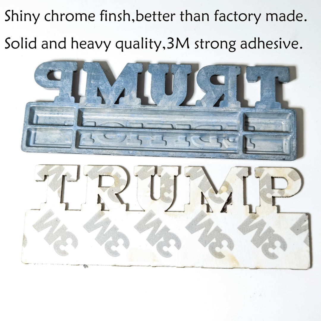 Trump 3D Auto Badge - Bold Car Emblem - DOKUTRONIX