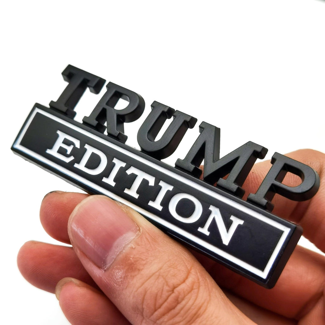 Trump 3D Auto Badge - Bold Car Emblem - DOKUTRONIX