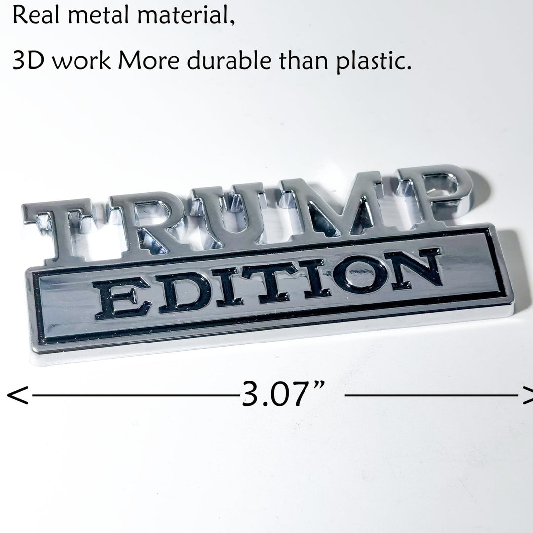Trump 3D Auto Badge - Bold Car Emblem - DOKUTRONIX
