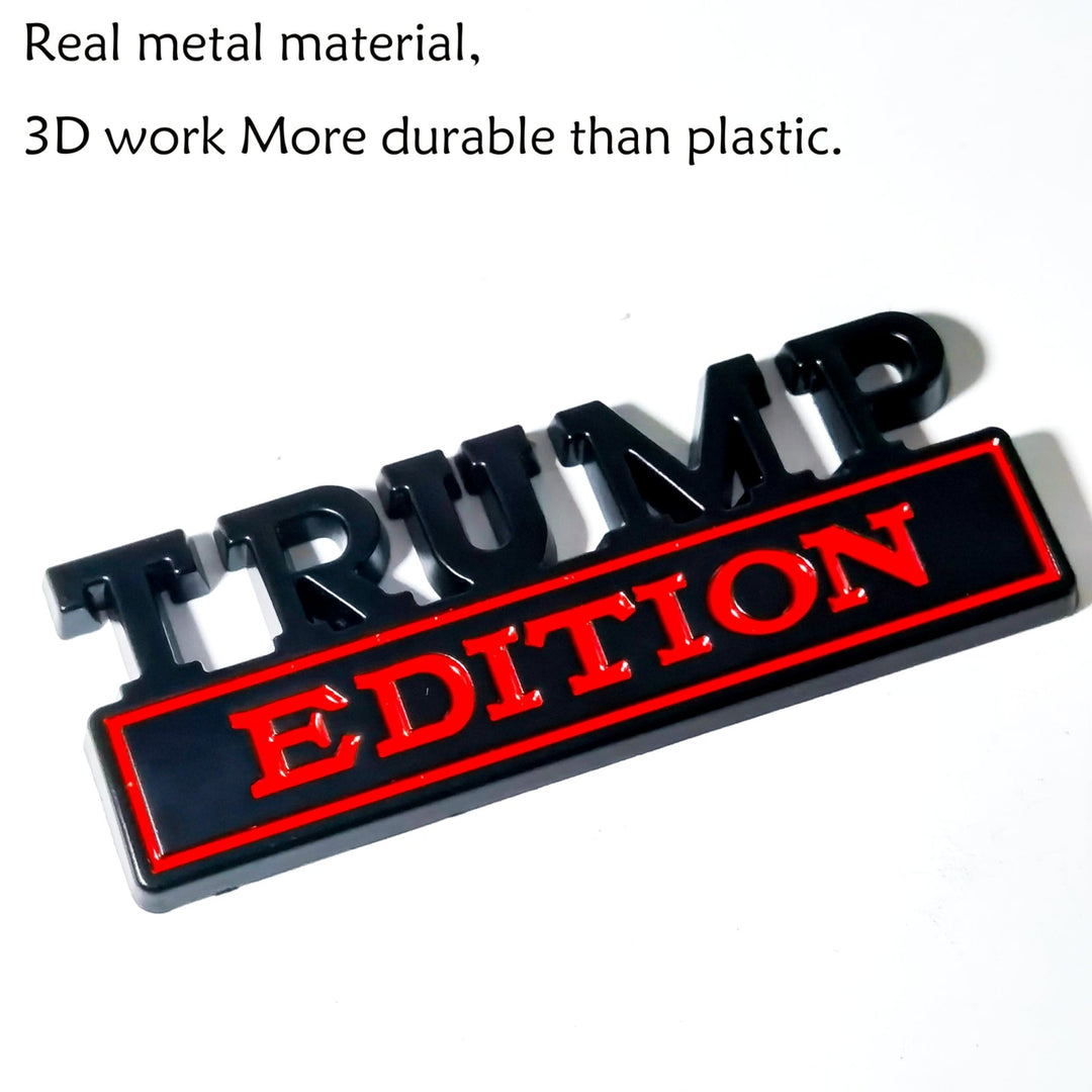 Trump 3D Auto Badge - Bold Car Emblem - DOKUTRONIX