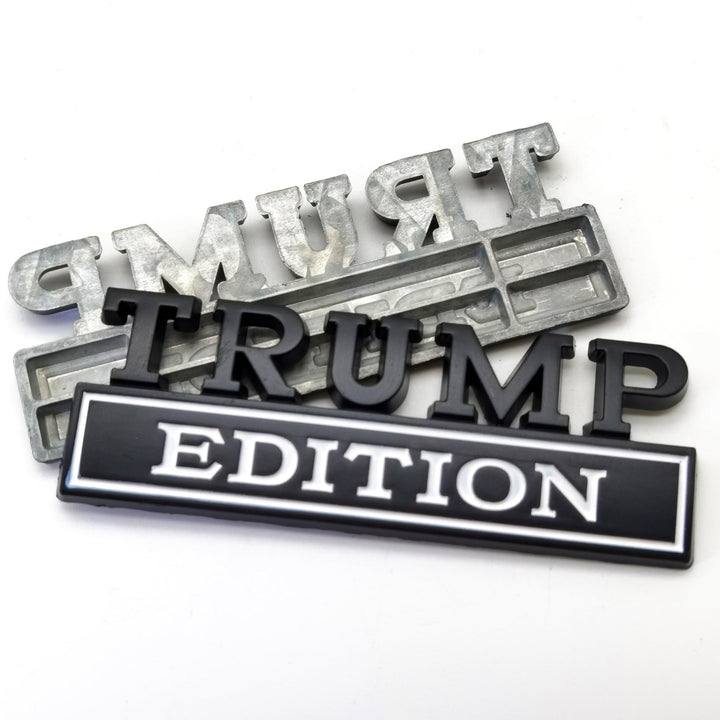 Trump 3D Auto Badge - Bold Car Emblem - DOKUTRONIX
