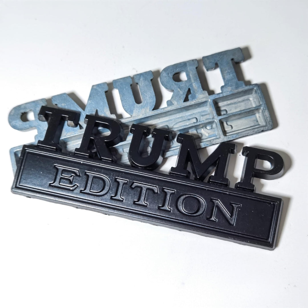 Trump 3D Auto Badge - Bold Car Emblem - DOKUTRONIX