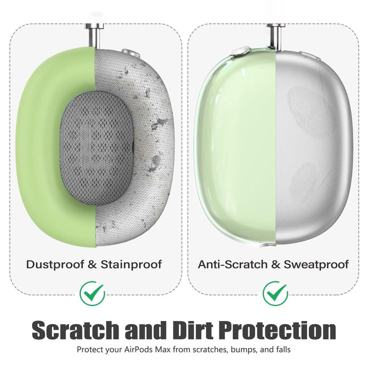 AirPod Max 3-in-1 Clear Pink Protection Set - DOKUTRONIX