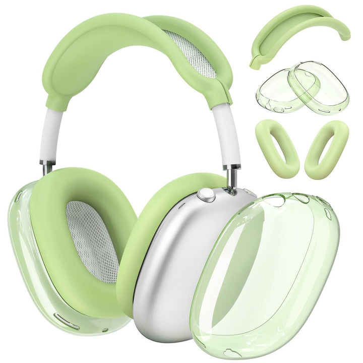 AirPod Max 3-in-1 Clear Pink Protection Set - DOKUTRONIX