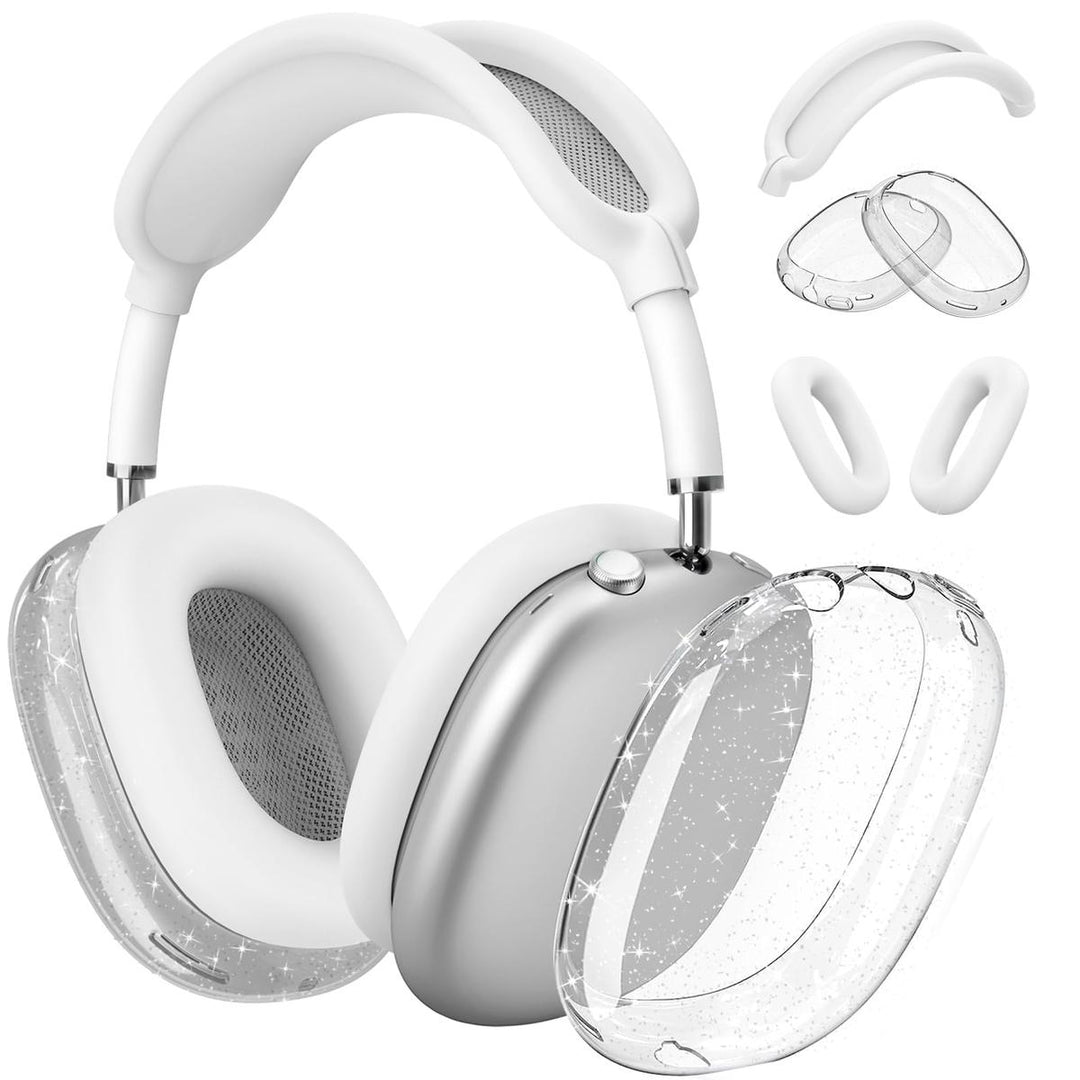 AirPod Max 3-in-1 Clear Pink Protection Set - DOKUTRONIX