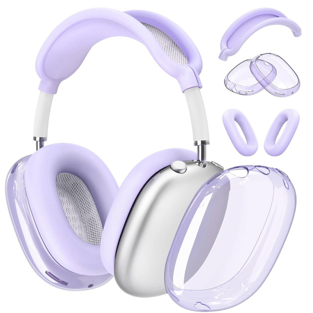 AirPod Max 3-in-1 Clear Pink Protection Set - DOKUTRONIX