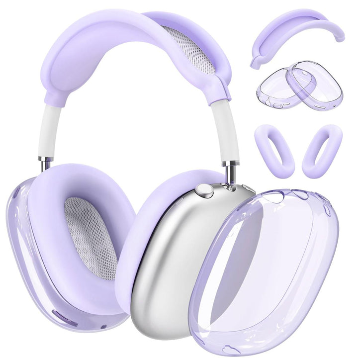 AirPod Max 3-in-1 Clear Pink Protection Set - DOKUTRONIX