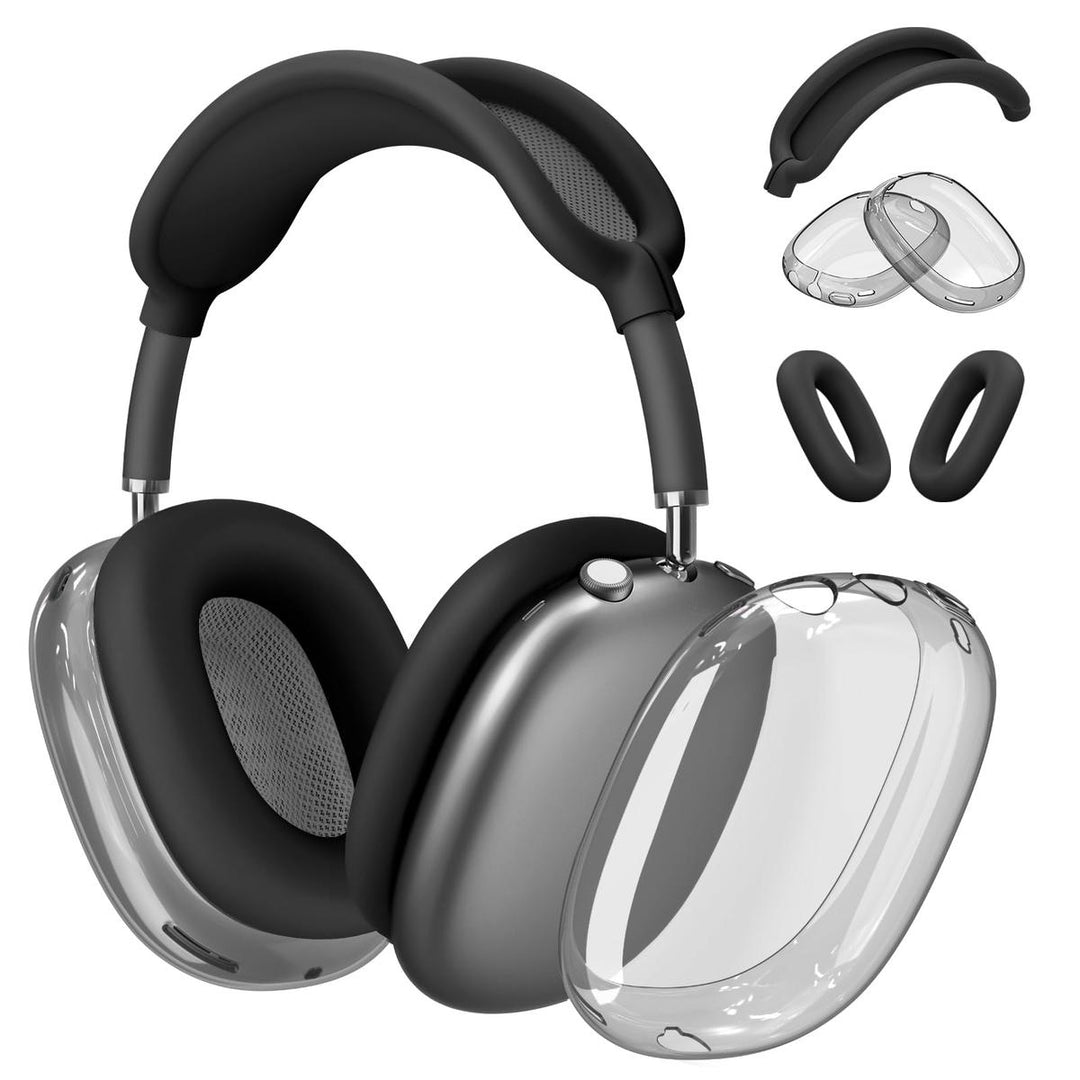 AirPod Max 3-in-1 Clear Pink Protection Set - DOKUTRONIX