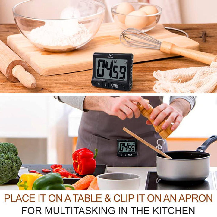 MaxiTimer: 3 Digital Kitchen Timer with Loud Alert - DOKUTRONIX
