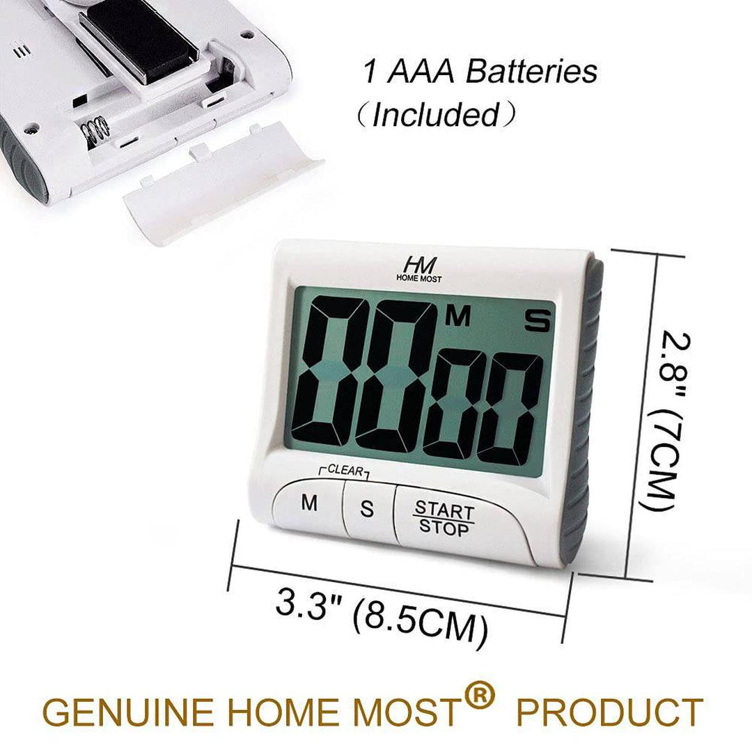 MaxiTimer: 3 Digital Kitchen Timer with Loud Alert - DOKUTRONIX