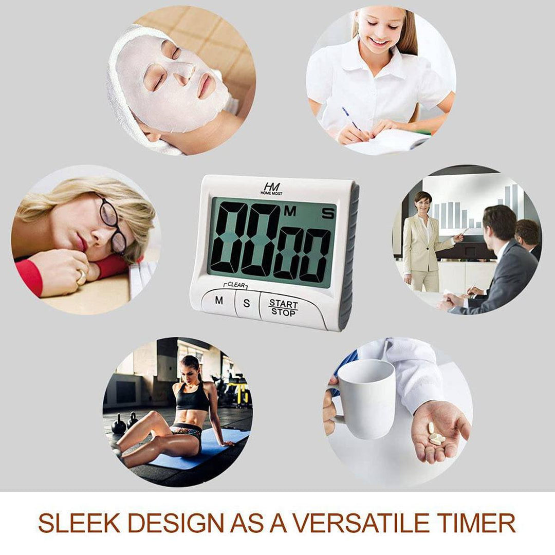 MaxiTimer: 3 Digital Kitchen Timer with Loud Alert - DOKUTRONIX