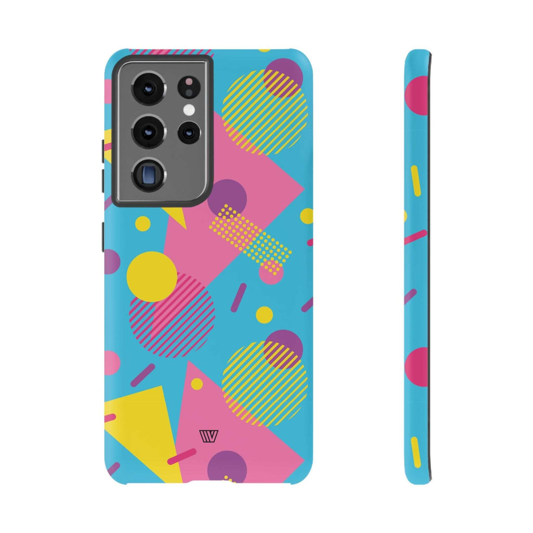 80s / 90s RETRO PATTERN LIGHT BLUE | Tough Phone Case