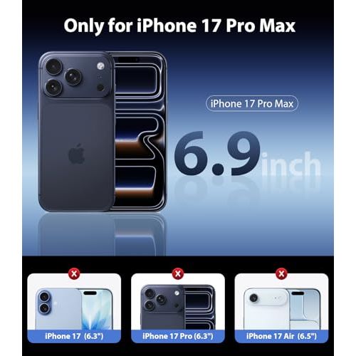 Mkeke Shield: Clear Military-Grade Case for iPhone 17