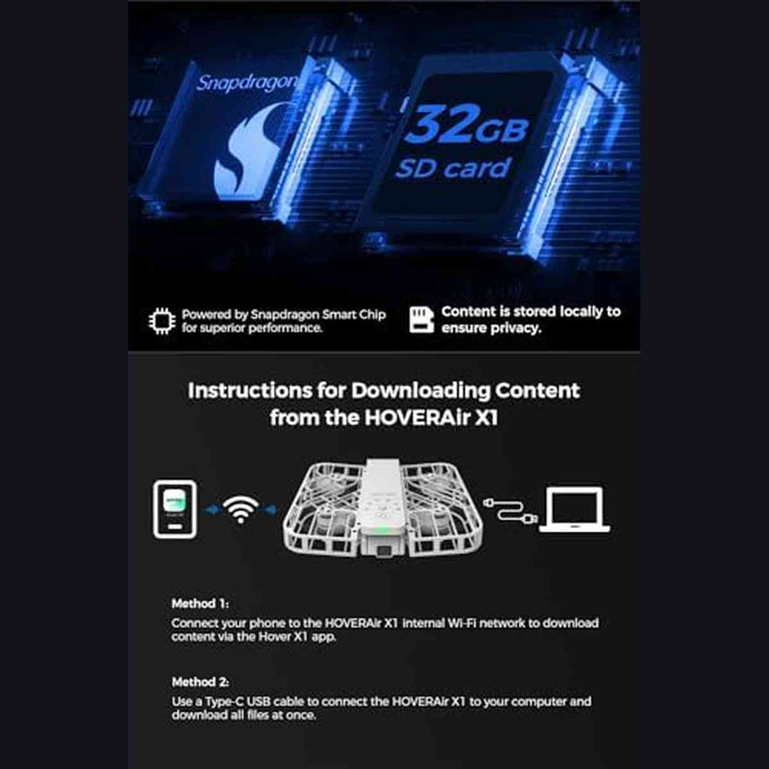 X1 CamFly Drone: Self-Flying, Foldable, Hands-Free