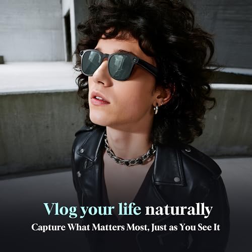 Visionary AI Glasses: 4K Vlogging & Open-Ear Audio