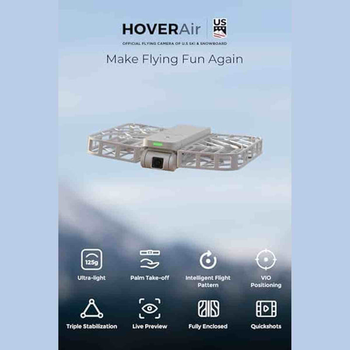 X1 CamFly Drone: Self-Flying, Foldable, Hands-Free