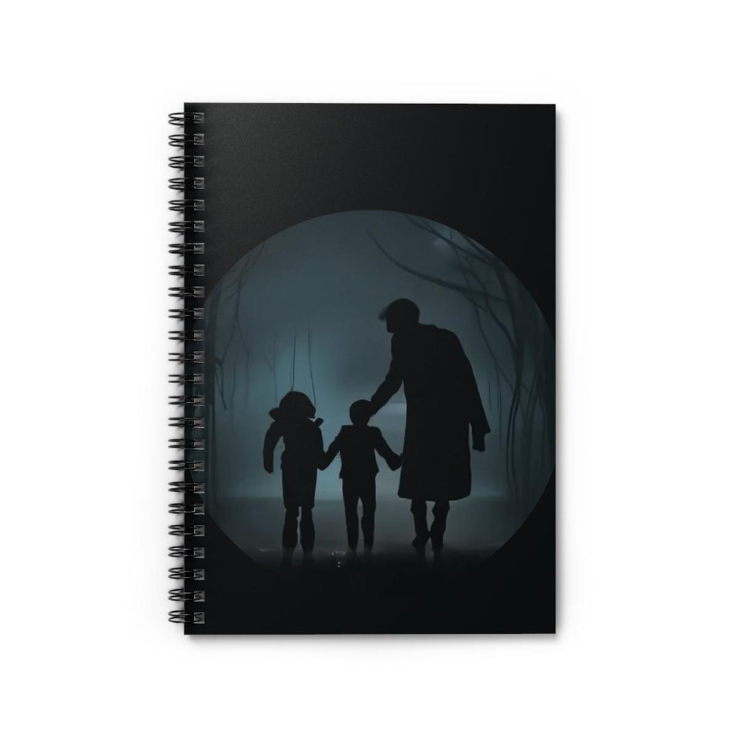 Dad & Kids Silhouette Notebook - DOKUTRONIX