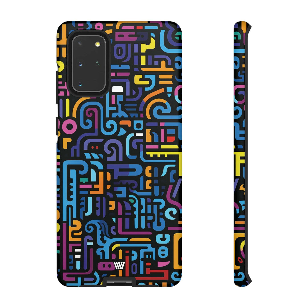 NEON GLYPHS | Tough Phone Case