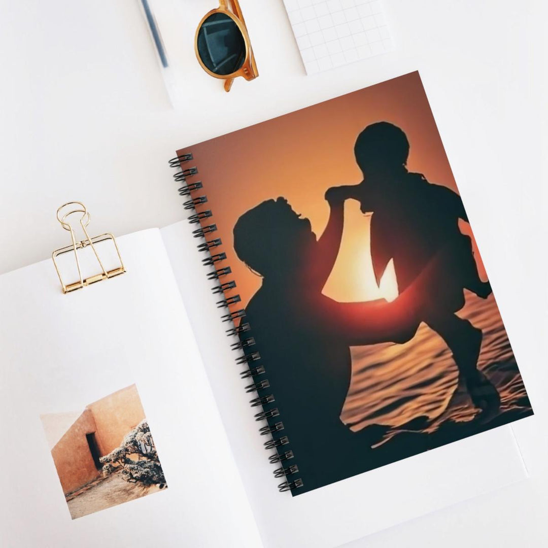 Sunset Spiral Notebook - Ruled Line - DOKUTRONIX