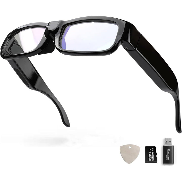 CamGlasses 2K: Smart, Wearable, No App, 64G SD