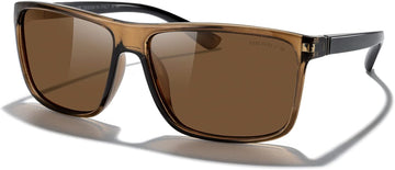 MERRY'S Polarized Sports Sunglasses - Brown Frame/Black Legs/Brown Lens