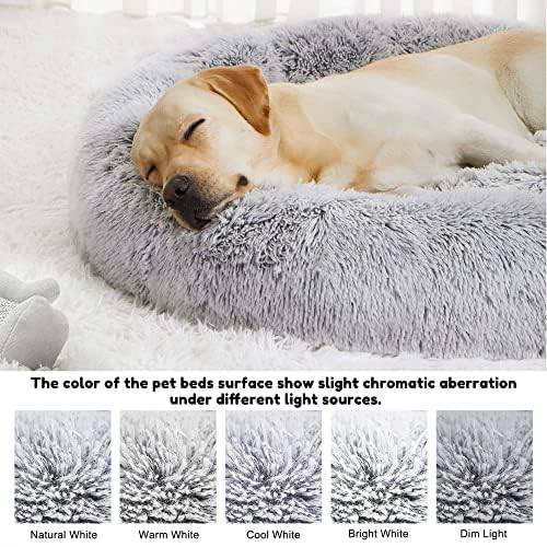 WESTERN HOME Calming Donut Pet Bed – Fluffy & Cozy - DOKUTRONIX