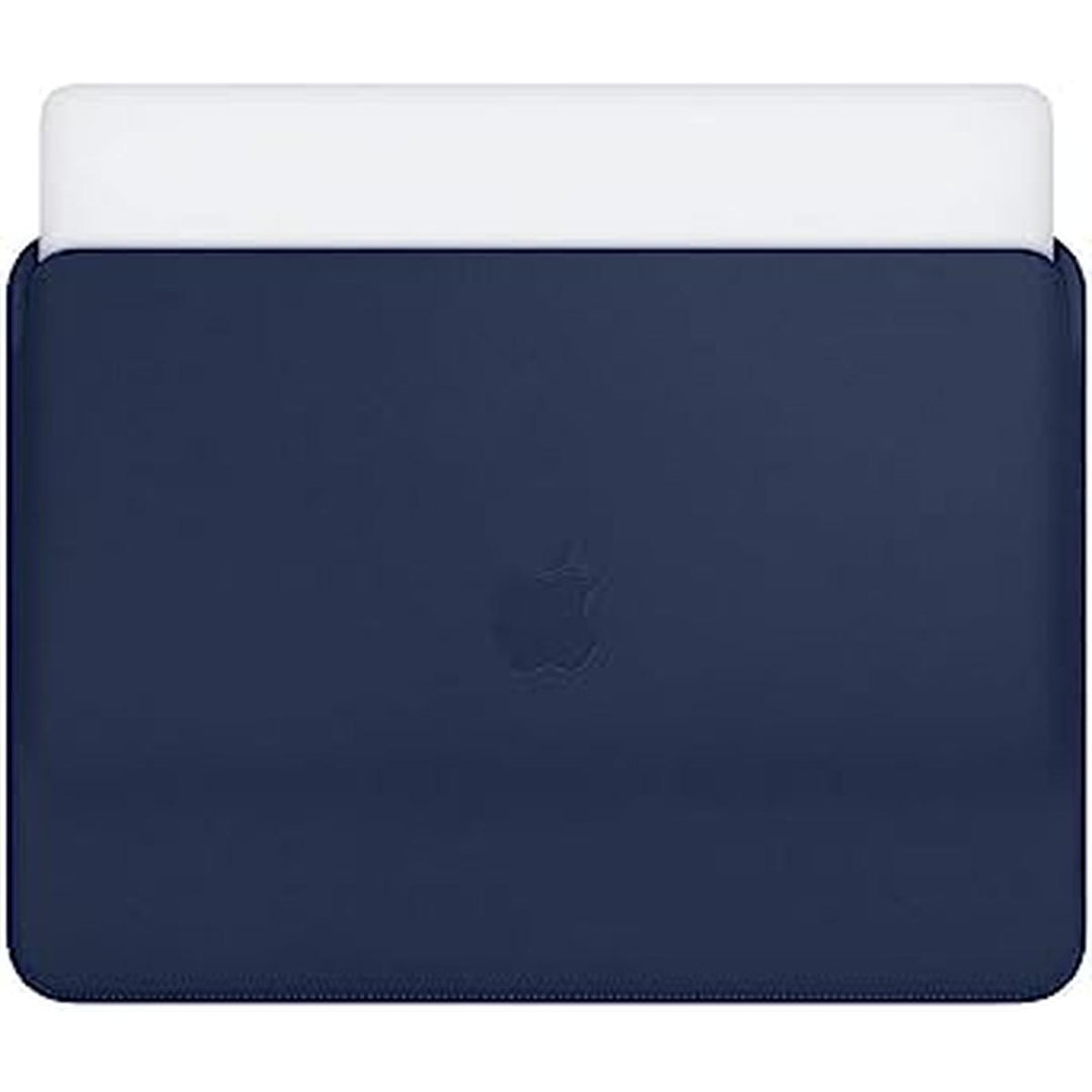 Midnight Blue Leather Sleeve for 13 MacBook - DOKUTRONIX