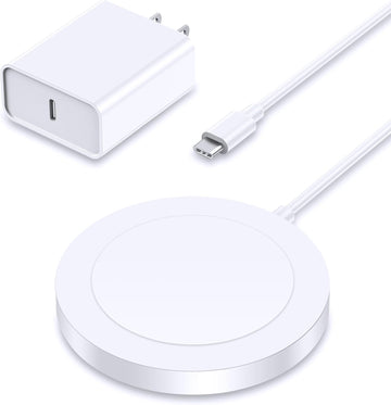 White Mag-Safe Wireless Charger for iPhone