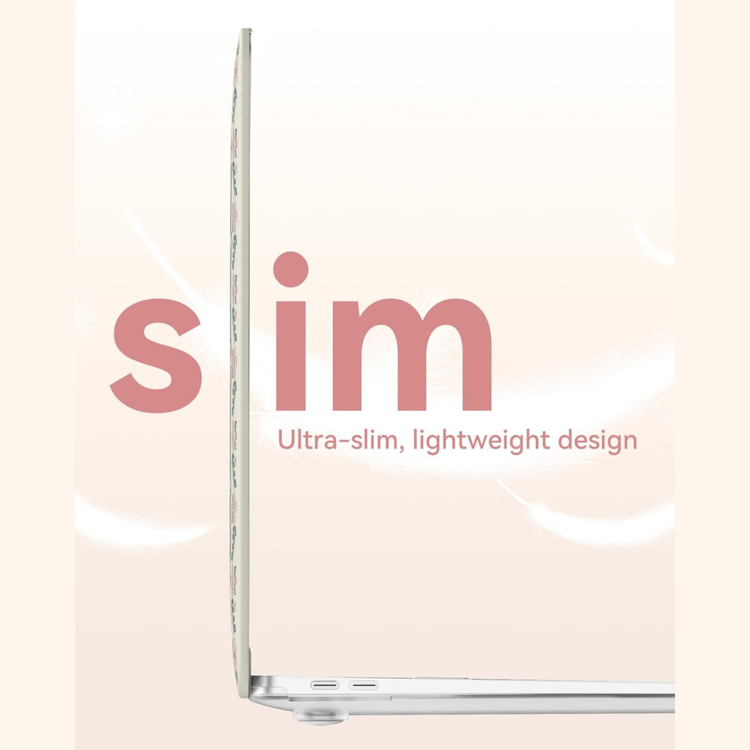 FloralShield MacBook Air 13 Case & Keyboard Cover