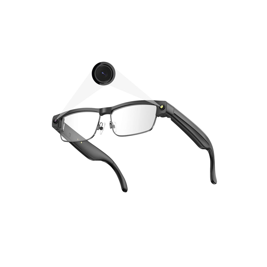 VisionCapture Smart Glasses: HD Photo & Video Recorder