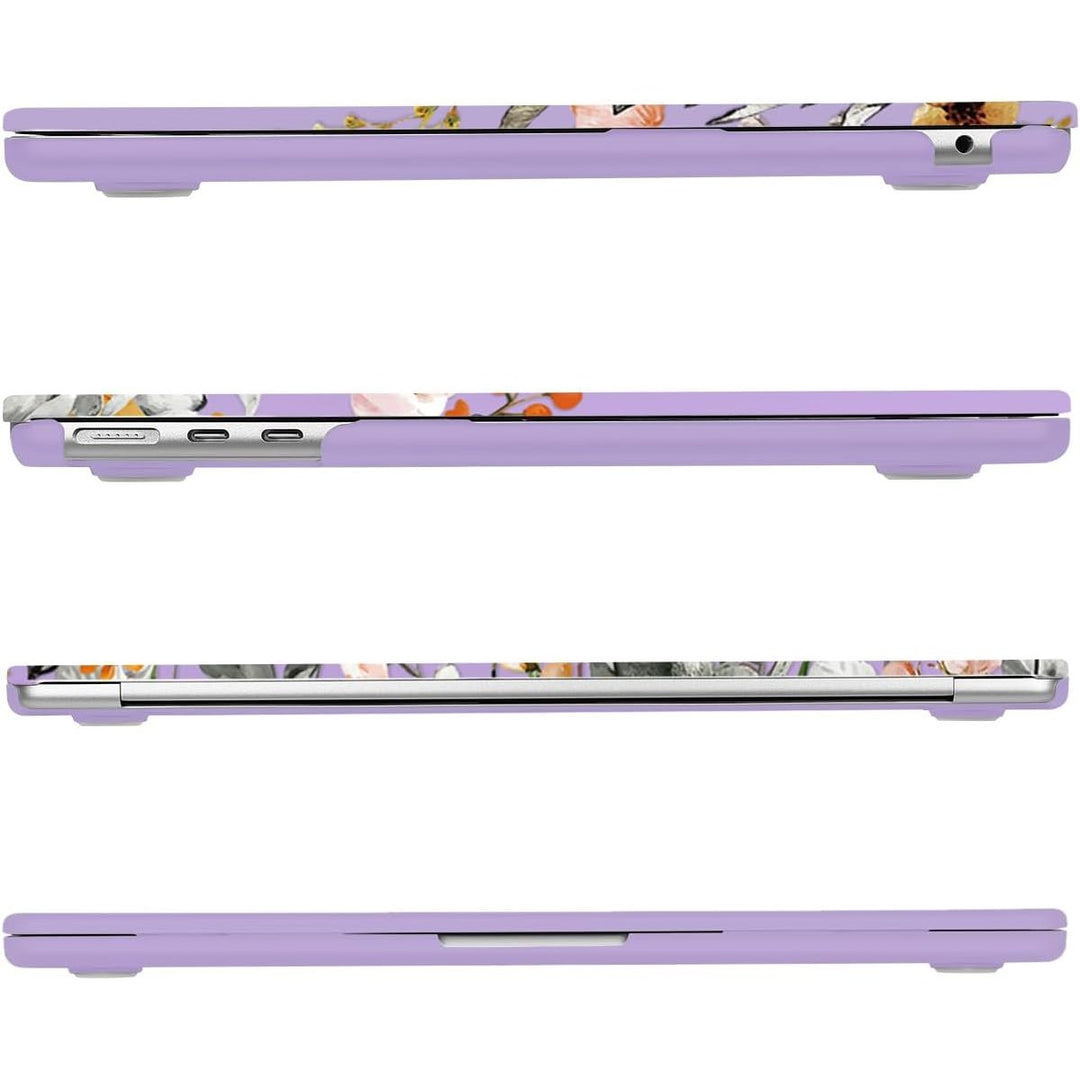 Clear Bloom MacBook Air 13 Case & Cover Set