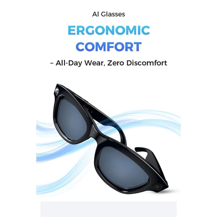 VisionCapture Smart Glasses: HD Photo & Video Recorder