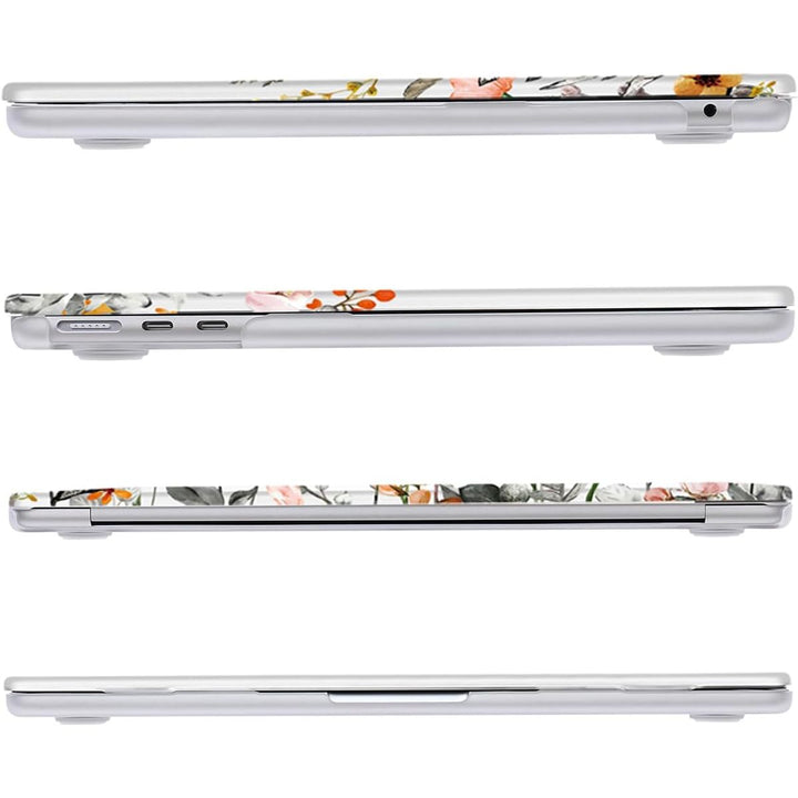 Clear Bloom MacBook Air 13 Case & Cover Set