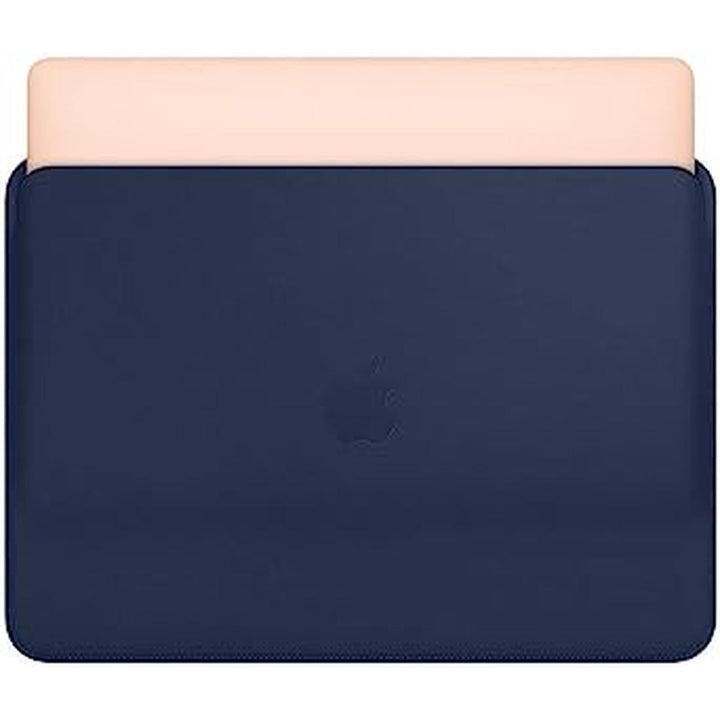 Midnight Blue Leather Sleeve for 13 MacBook - DOKUTRONIX