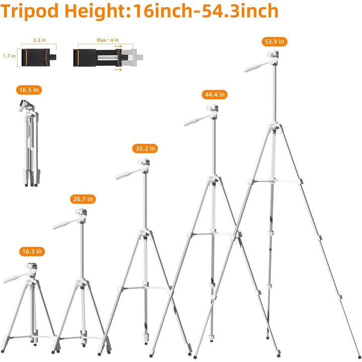 SnapStand - Extendable Phone Tripod - White - DOKUTRONIX