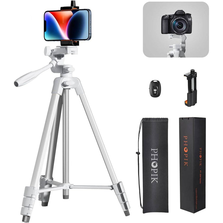 SnapStand - Extendable Phone Tripod - White - DOKUTRONIX