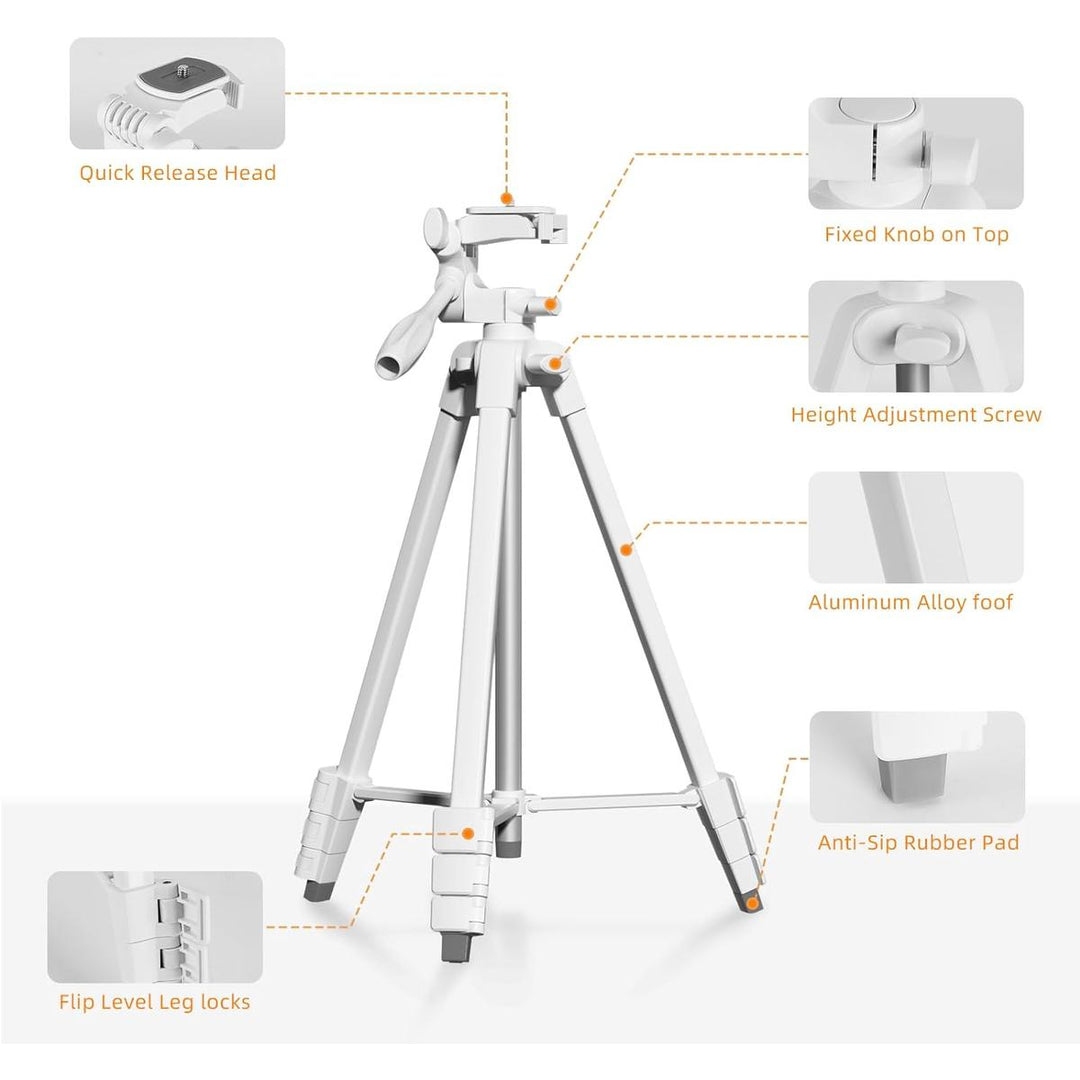 SnapStand - Extendable Phone Tripod - White - DOKUTRONIX