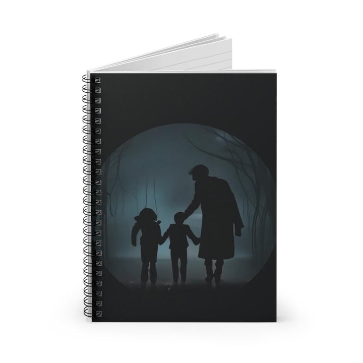 Dad & Kids Silhouette Notebook - DOKUTRONIX