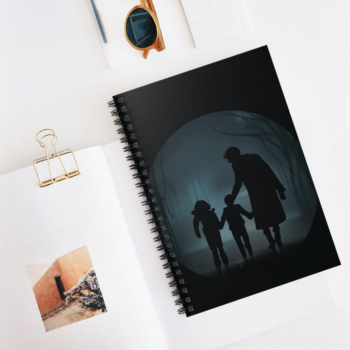 Dad & Kids Silhouette Notebook - DOKUTRONIX