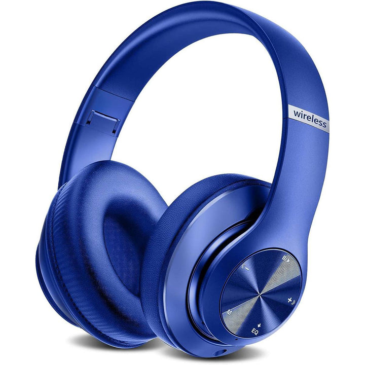 Hi-Fi 60H Bluetooth Over-Ear Headphones - Blue - DOKUTRONIX